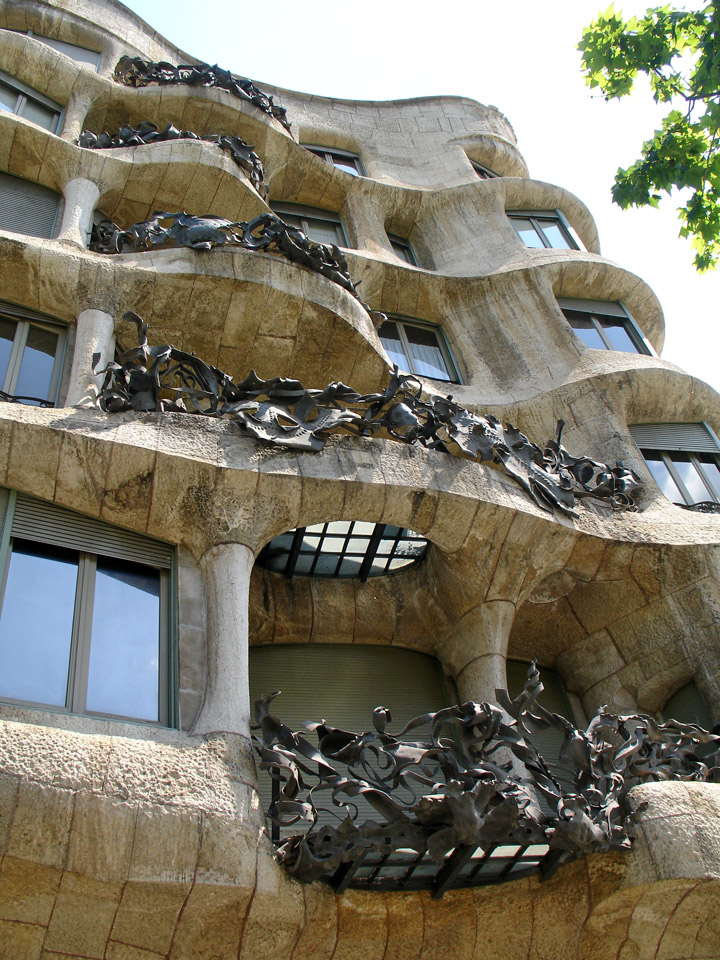 Casa Mila, Barcelona, Spain - Travel Photos by Galen R Frysinger