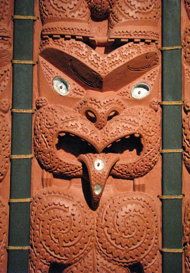 Māori art from the Aukland, New Zealand Museum - Travel Photos by Galen