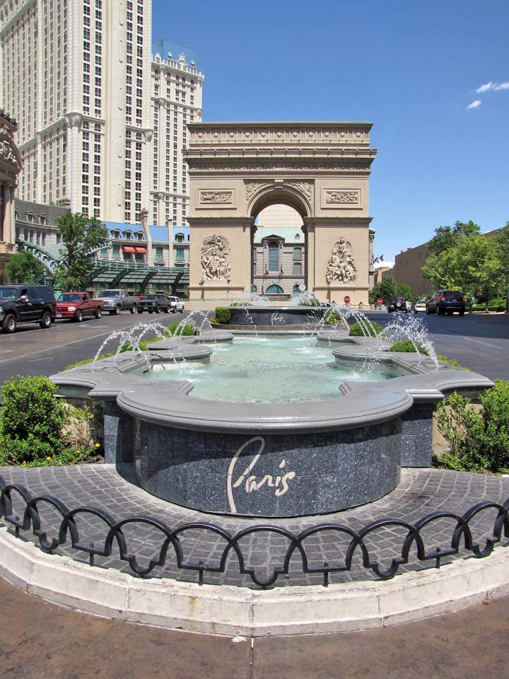 The interior of Paris hotel and casino in Las Vegas Stock Photo