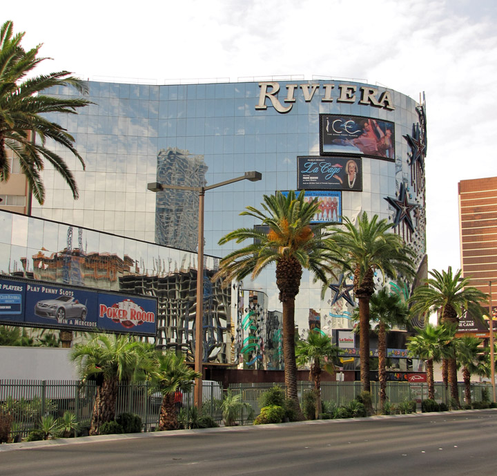 Check out time: the famed Riviera Hotel and Casino in Las Vegas is